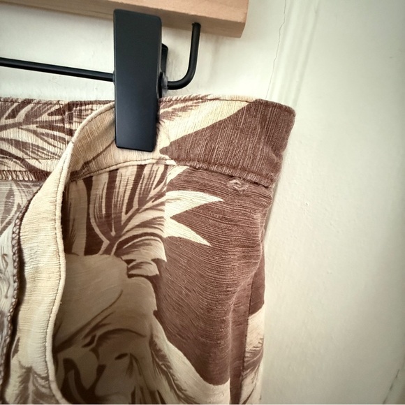 Vintage Sag Harbor 100% Silk Tropical Floral Pants - Size 16 - Picture 9 of 9